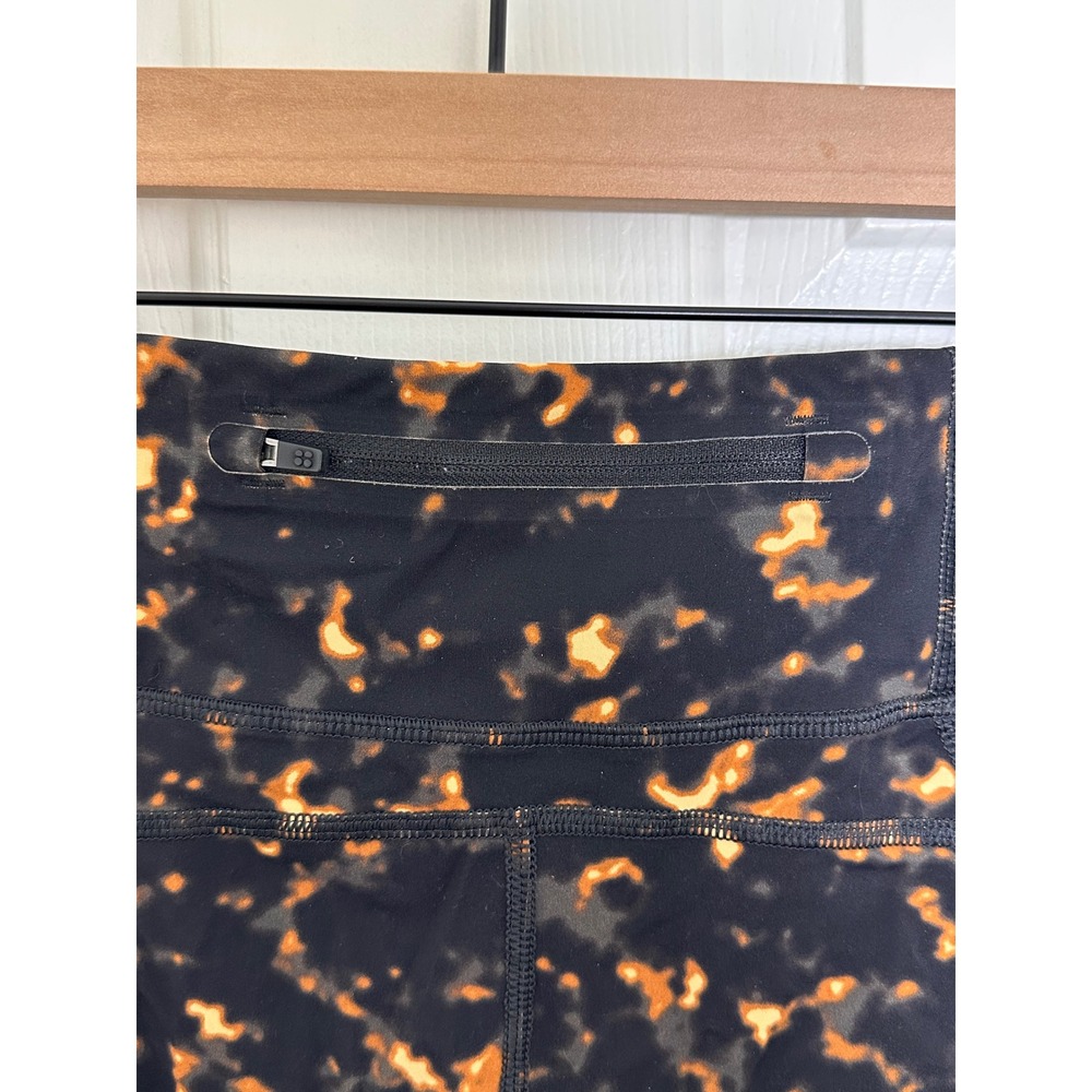Sweaty Betty Zero Gravity 7/8 Running Leggings Black Orange Tortoise Size M - Picture 4 of 6
